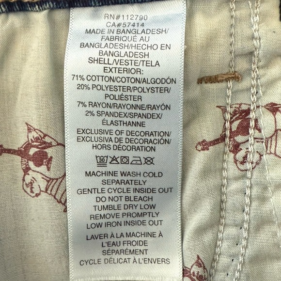 True Religion Joey Cut-Off Low Rise Cut Off Short W30 - Picture 12 of 12